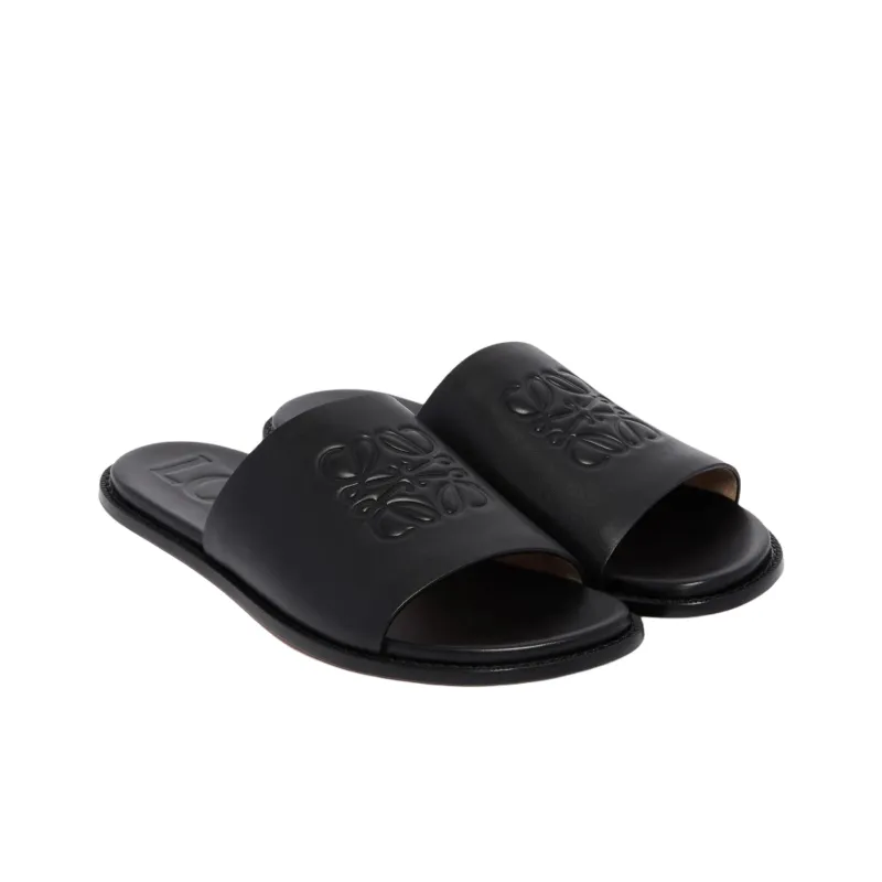LOEWE Paula's Ibiza Slide Slippers Men's Black-2