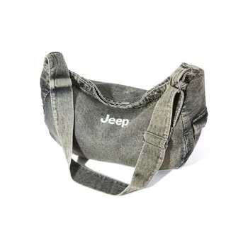 Jeep Denim Crossbody Bag, Shoulder Bag Regular Unisex Multicolor