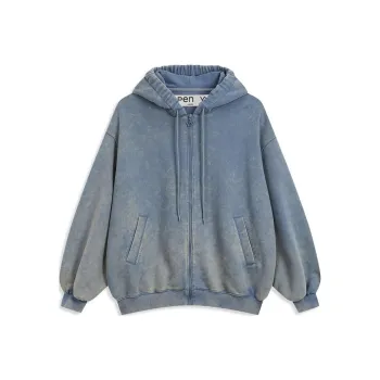 Open Yy WIDE BOX HOODIE Sweatshirt Unisex BLUE/Blue