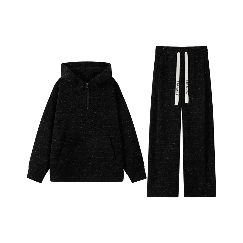 RAP PANDA Casual Sportswear Unisex Black-8