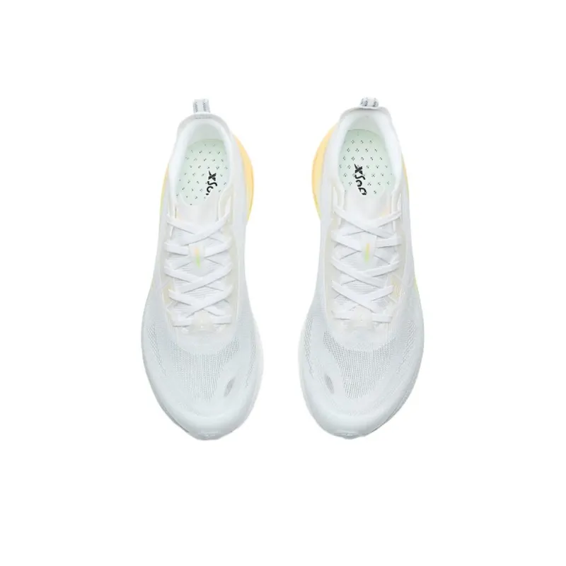 XTEP Cushioning Coverage Low Top Casual Running Shoes Women's White Orange-3