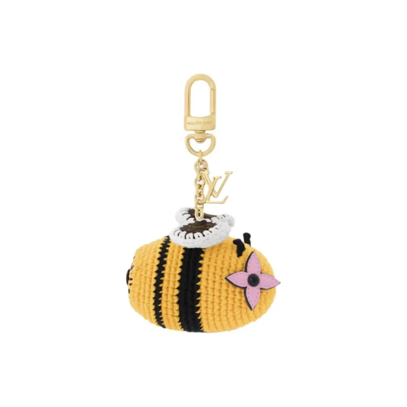 LOUIS VUITTON Bee Lv Crochet Bag Charm-2