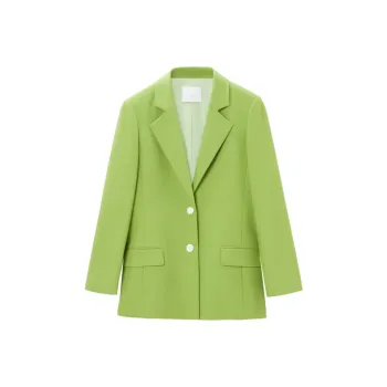 OVV Business Suits Women's Emerald Green Solid Color A1