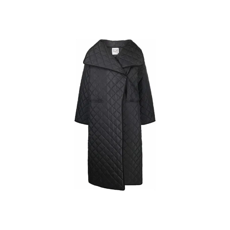 TOTEME Oversize Quilted Wrap Coat-0