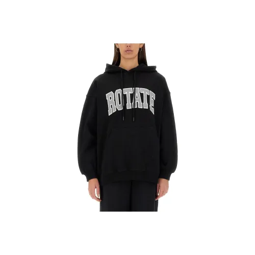 Rotate Logo embroidered Hoodie