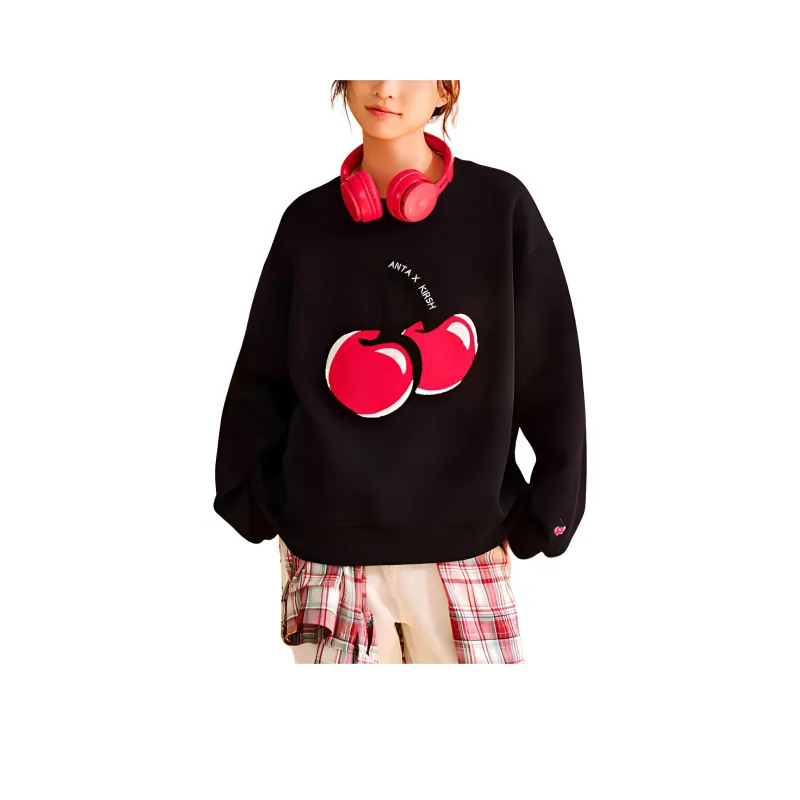 Anta Sports Life Collection Sweatshirt Women's Basic Black-0