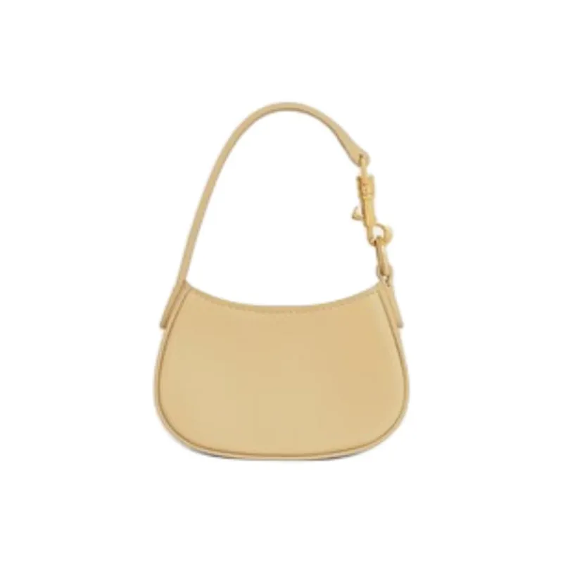CELINE Calfskin Handbag Mini Women's Garden Yellow-2