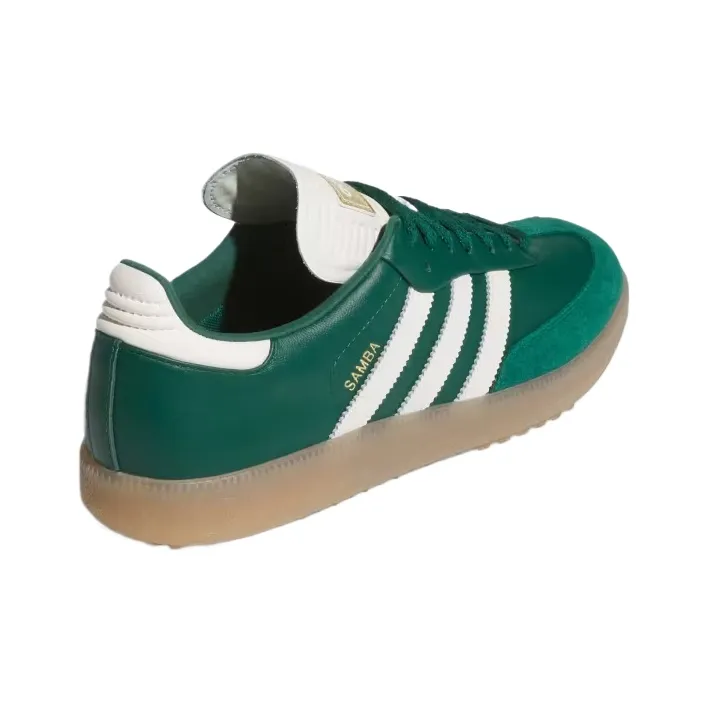 Adidas Originals Samba Low Top Golf Shoes Unisex White Green-3