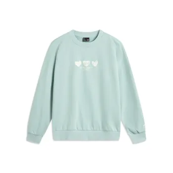LiNing Sports Life Collection Sweatshirt Women's Feather Green Yarn