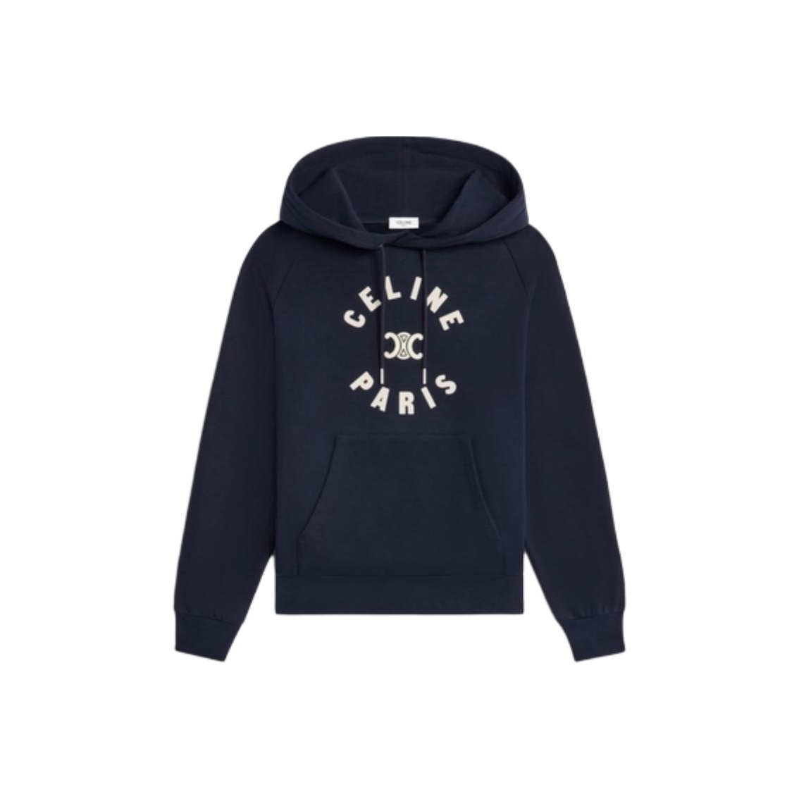 CELINE Triomphe Hoodie in Cotton Fleece - POIZON