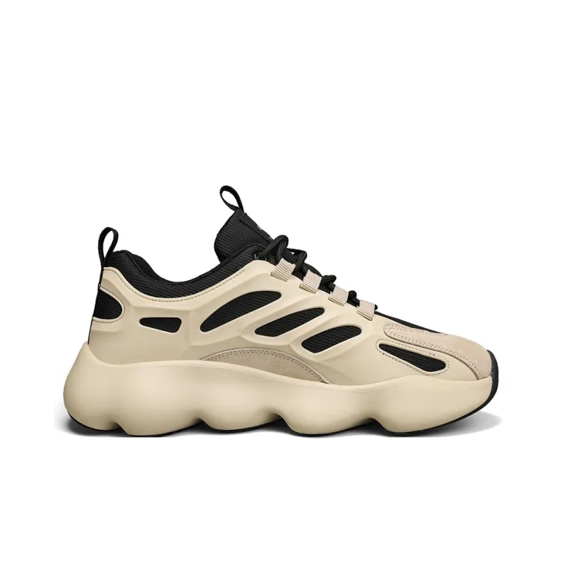 Jeep Shock Absorbing, Non Slip, Wear Resistant, Breathable And Lightweight Low Top Outdoor Shoes Men's Beige-1