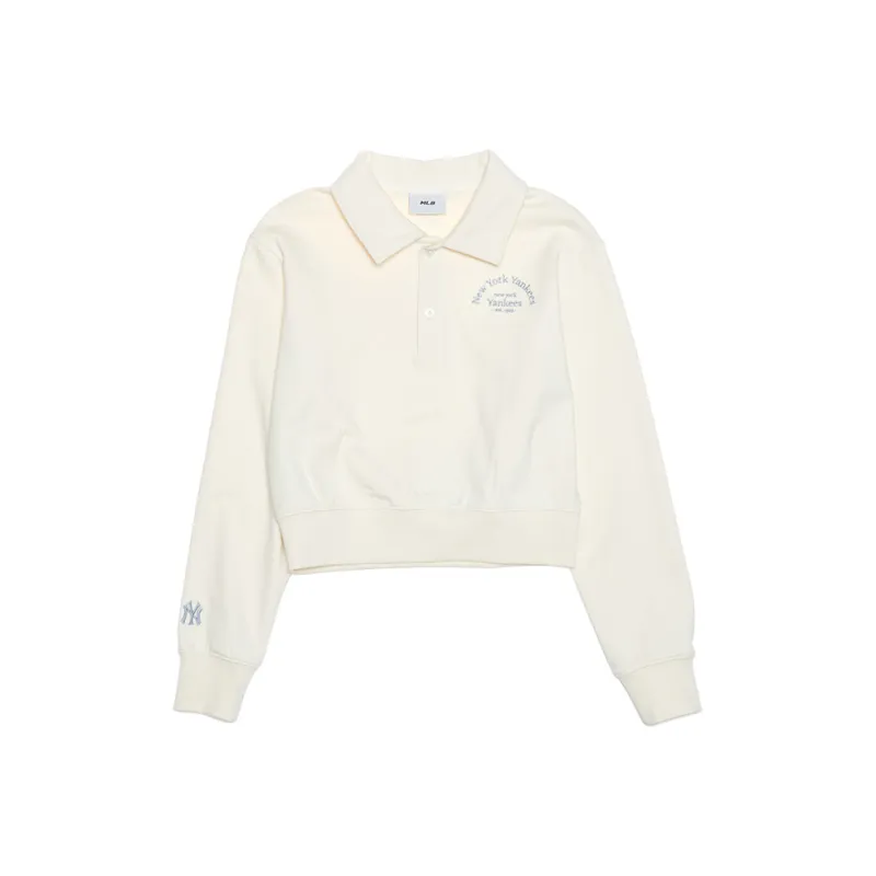 MLB New York Yankees New York Yankees Sweatshirt Women's Cream-0