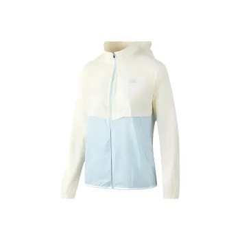 Skechers Olay Jackets & Coats Women's Mint Green White Patchwork