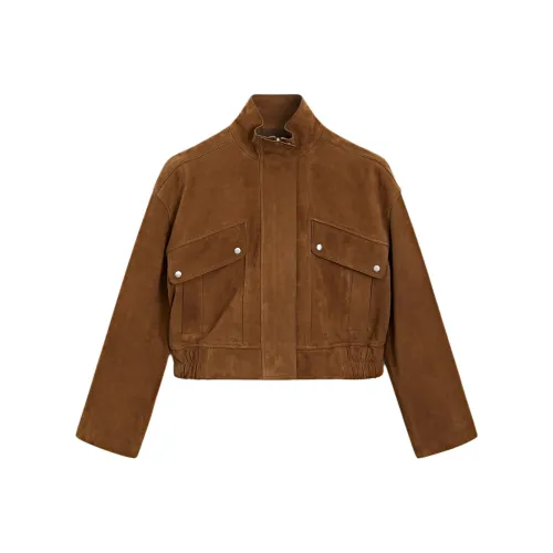 Massimo Dutti Jackets & Coats Women's Brown