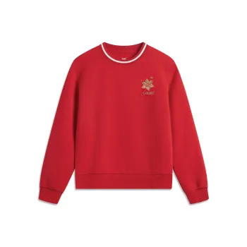 LiNing Rijin Doujin Collection Sweatshirt Women's Vermilion