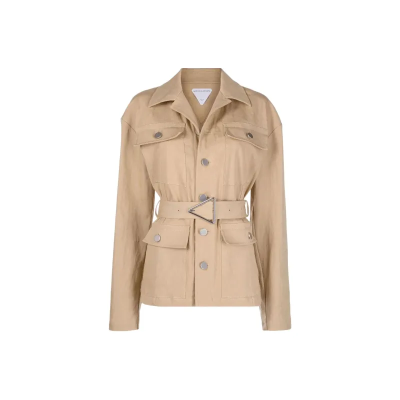 Bottega Veneta Coat Women's Light Umber-0
