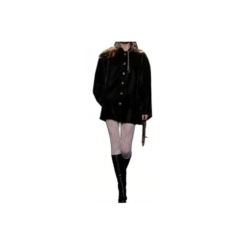 CHANEL Coats Women's Black