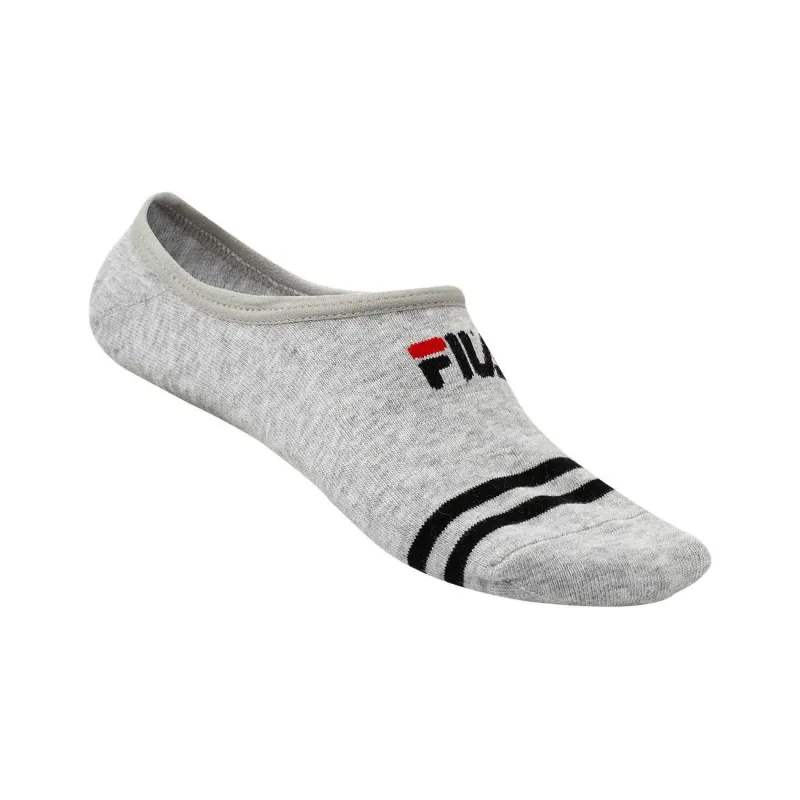 FILA FUSION No Show Socks Men's 1 Pack Gray-1
