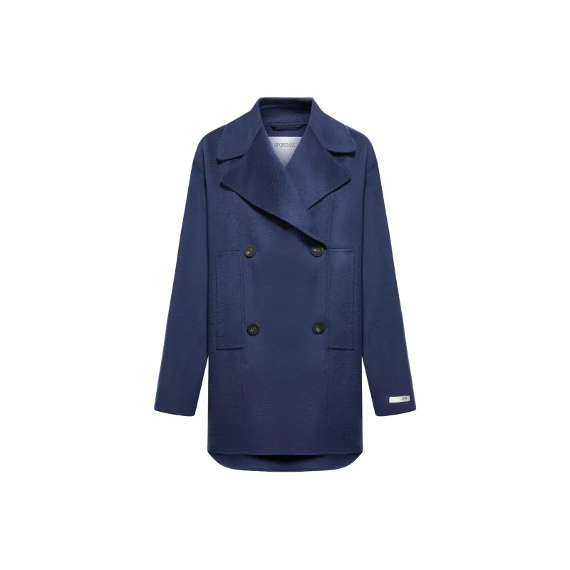 SportMax Coats Women's Marine Blue-0