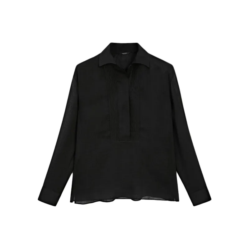 Massimo Dutti Shirt Women's Black-0