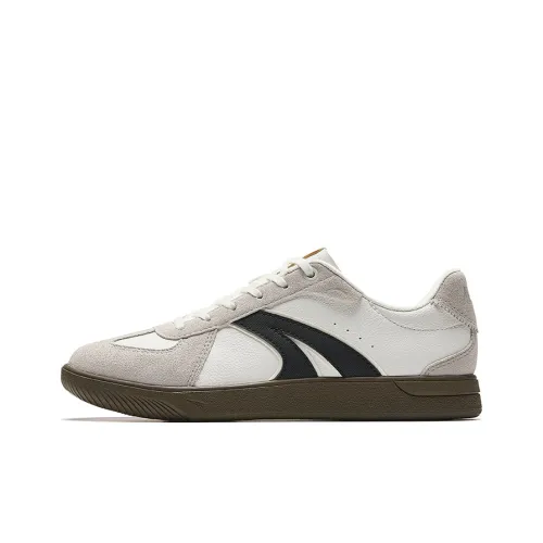 Anta Life Collection Anti Slip Wear Resistant Low Top Skateboard Shoes Women's White Gray