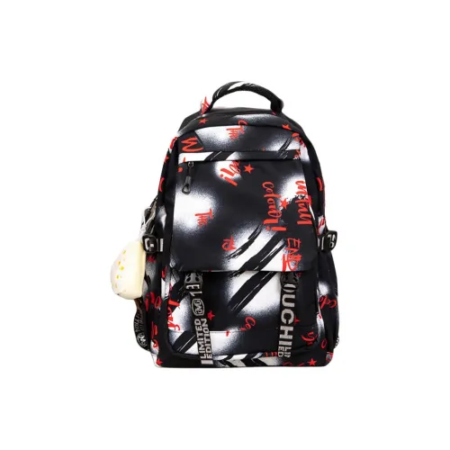 SUN EARTH &U Nylon Backpack Unisex Multicolor