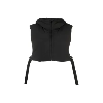 STAND STUDIO Malia Hooded Cropped Gilet