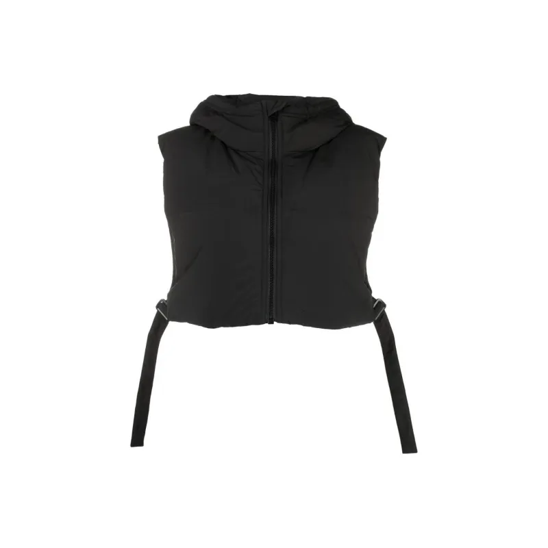 STAND STUDIO Malia Hooded Cropped Gilet-0
