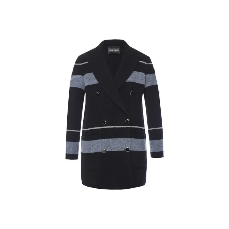 EMPORIO ARMANI Coats Women's Black-0