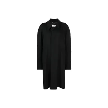 Maison Margiela Four-Stitch Detailed Long Coat