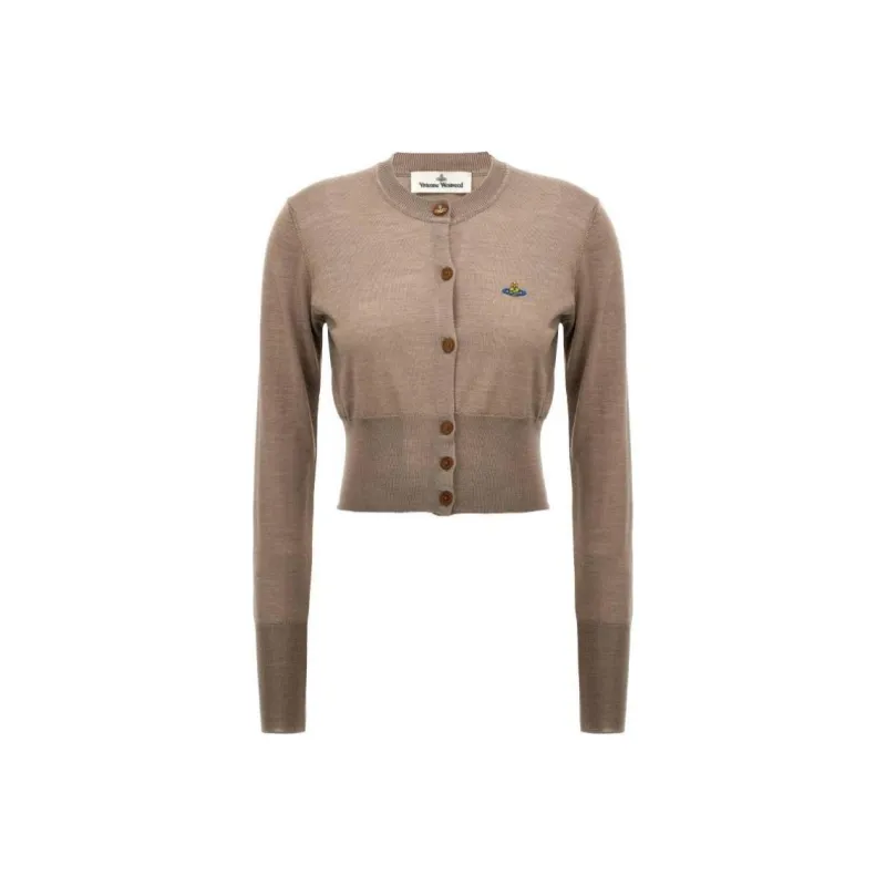 Vivienne Westwood Bea Knit Cropped Cardigan-0