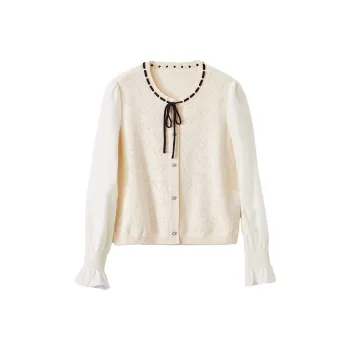 XIANGYING Knitwear Women's Beige