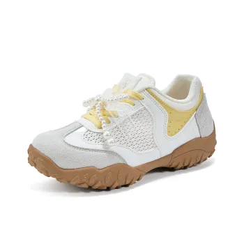 La Chapelle Cushioning, Slip Resistant, And Breathable Low Top Casual Shoes Women's Yellow