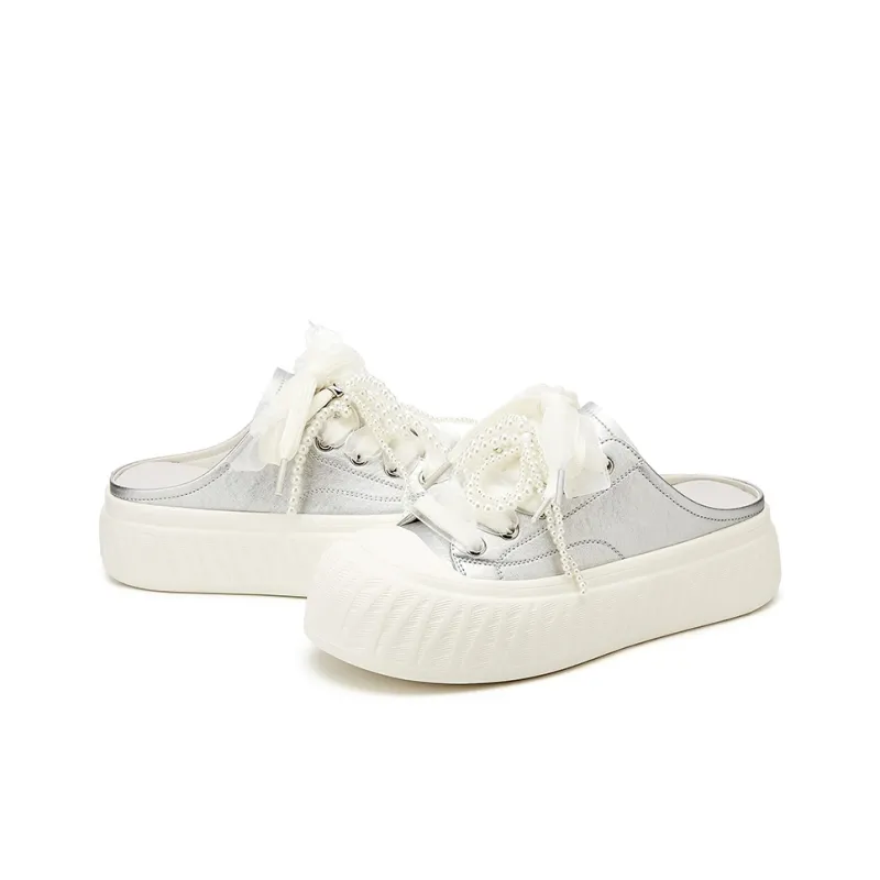 Jin Baichuan Fringe Abrasion Resistant Closed Toe Slippers Women's-7