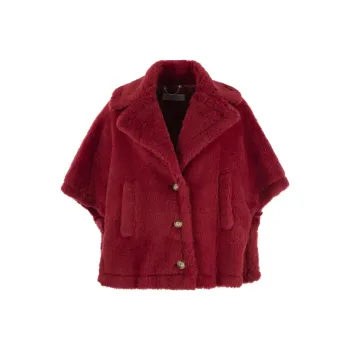 MaxMara Single Breasted Teddy Coat