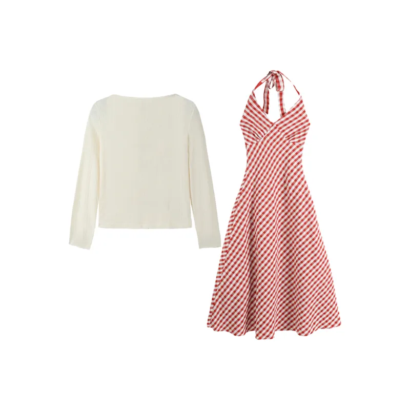 AINUOERMY Two Piece Skirt Sets Women's-1