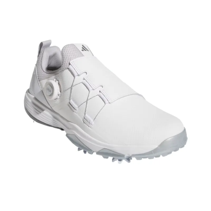 Adidas POWERFADE Shock Absorbers With Slip Resistant Features Low Top Golf Shoes Men's White Gray-2
