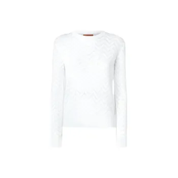 MISSONI Chevron knit Crew neck Sweater