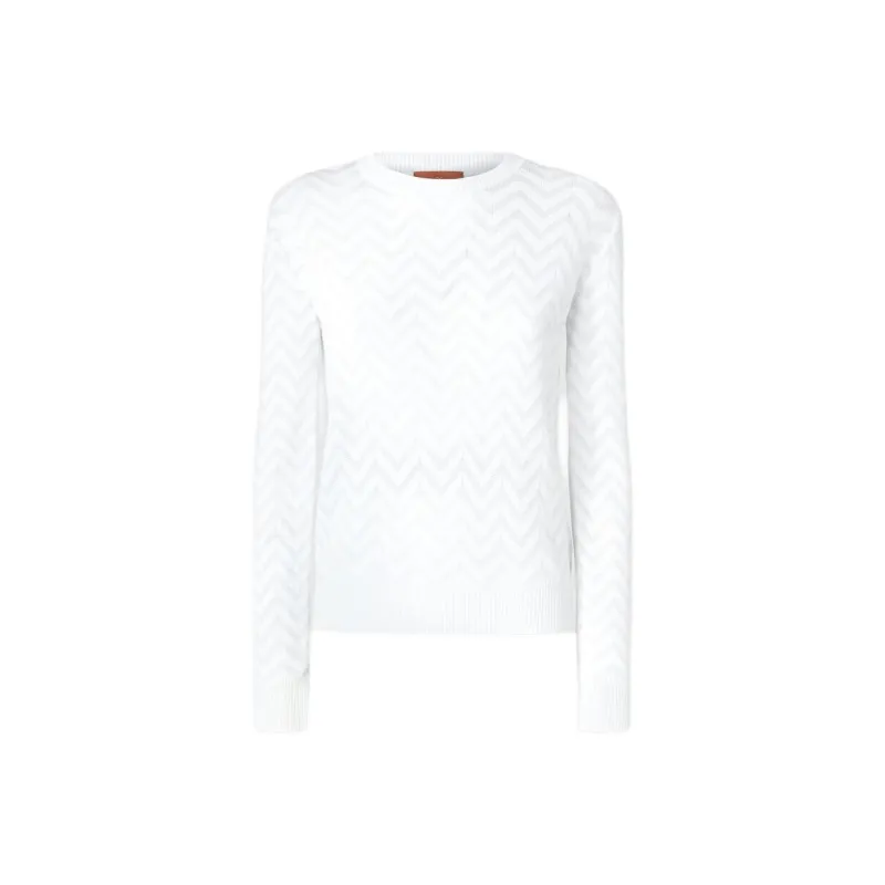 MISSONI Chevron knit Crew neck Sweater-0