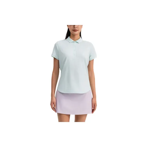DECATHLON 500 Series Polo Shirt Women's Light Jade Stone Color