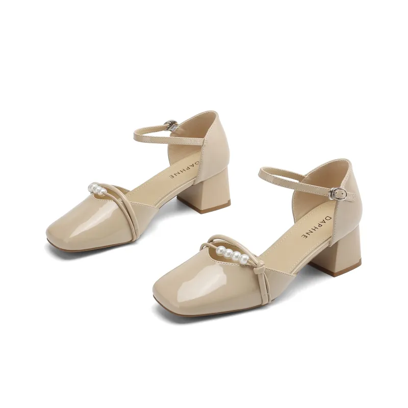 DAPHNE Chunky Heel High Heels Medium Heel Women's-5