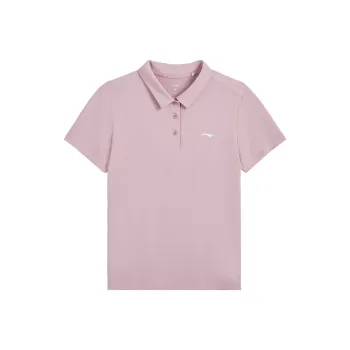 LiNing Polo Shirt Women's Lotus Red Purple