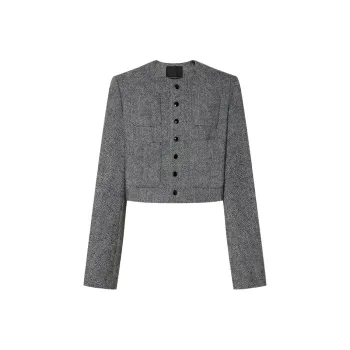 MOCO Jackets Coats Women's Black White Mixed Color