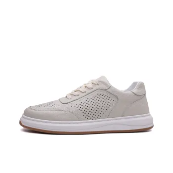 POPULAR ROUSE PR Anti Slip Wear Resistant Low Top Skateboard Shoes Men's White Cut Out