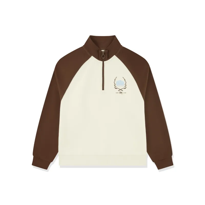 QIAODAN Early Autumn Sweatshirt Women's Cream White-0