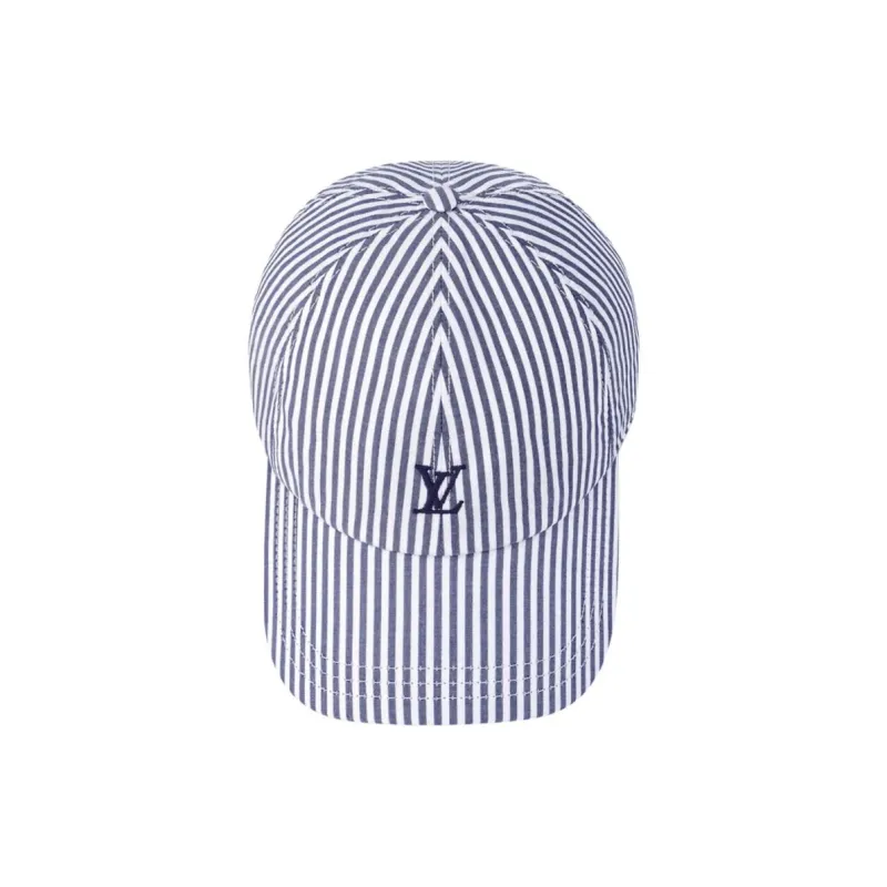 LOUIS VUITTON Cotton, Metal Parts Baseball Caps Women's Blue-1