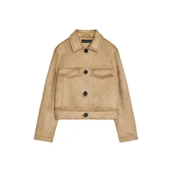 ZARA Jackets & Coats Women's Brown