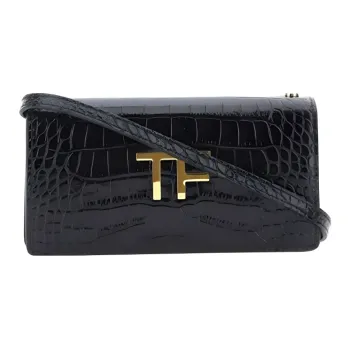 TOM FORD Calfskin Crossbody Bag Shoulder Bag Women's Black