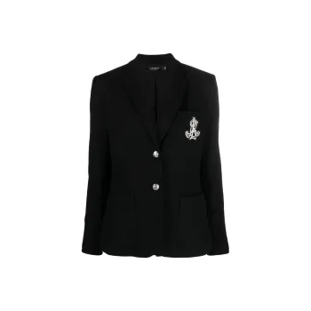 Polo Ralph Lauren Embroidered logo Single breasted Blazer