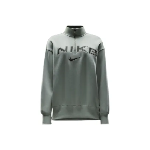 Nike Sportswear Phoenix Fleece Women's Oversized 1/4 Zip Logo Top
